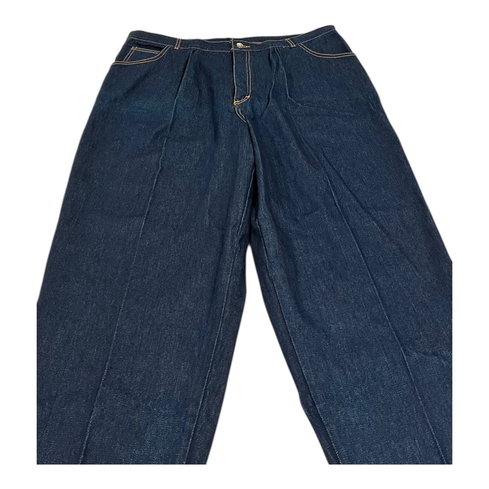 NWT Vintage 1980s Gitano Women's 40 High-Rise Short Denim Jeans Deadstock - Picture 12 of 16